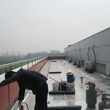 防水工程驗收實況：屋頂閉水試驗