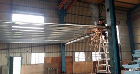 大甲鐵皮屋陽台外推違建示意圖